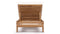 Lusso - Lusso Outdoor Lounger, Natural Teak with White Cushions