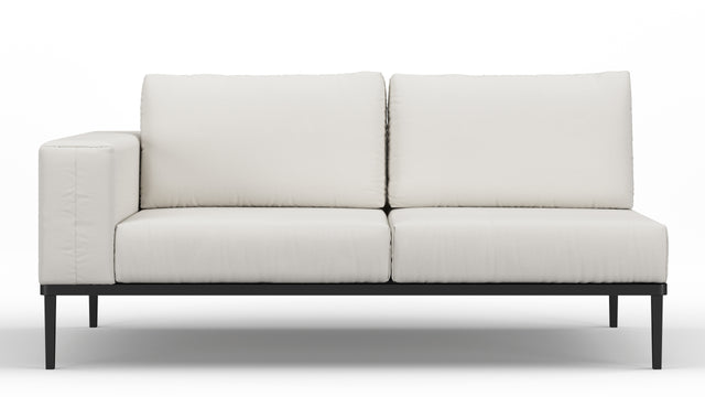 Marcus - Marcus Outdoor Two Seater Sofa, Left Arm, Shell Performance Weave