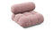 Bellini Module - Mario Bellini Module, Armless, Dusty Pink Chenille