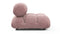 Bellini Module - Mario Bellini Module, Armless, Dusty Pink Chenille