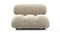 Bellini Module - Mario Bellini Module, Armless, Eggshell Vegan Suede