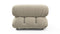 Bellini Module - Mario Bellini Module, Armless, Eggshell Vegan Suede