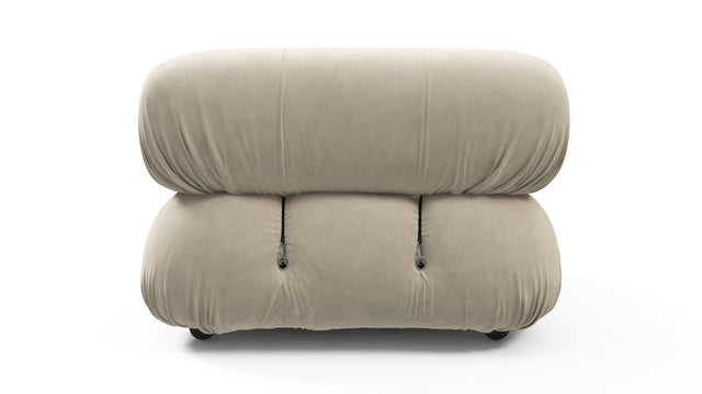 Bellini Module - Mario Bellini Module, Armless, Eggshell Vegan Suede