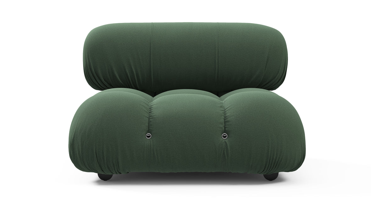 Bellini Module - Mario Bellini Module, Armless, Evergreen Brushed Weave