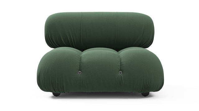 Bellini Module - Mario Bellini Module, Armless, Evergreen Brushed Weave