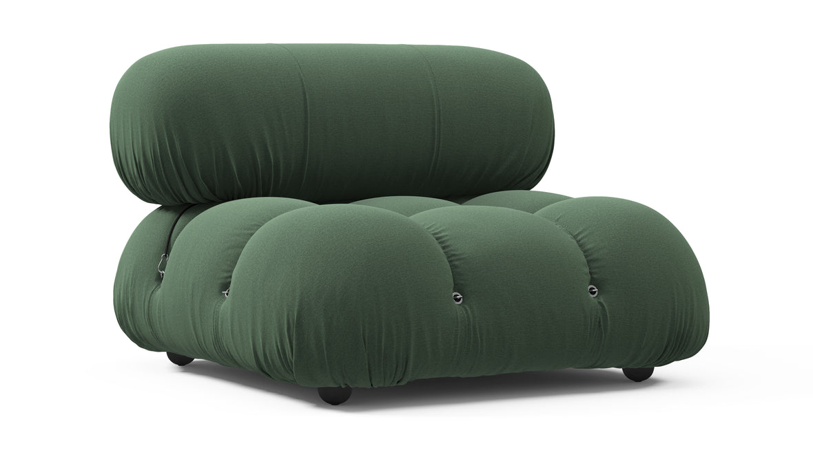 Bellini Module - Mario Bellini Module, Armless, Evergreen Brushed Weave