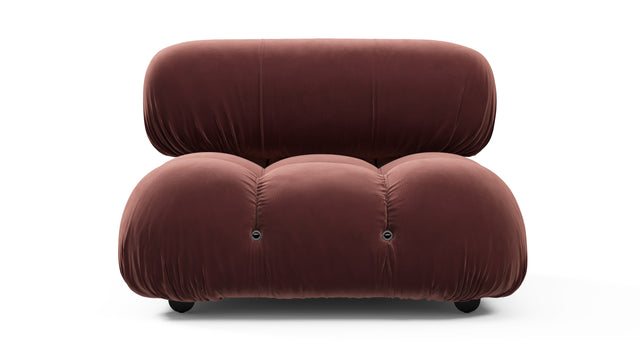 Bellini Module - Mario Bellini Module, Armless, Maroon Velvet