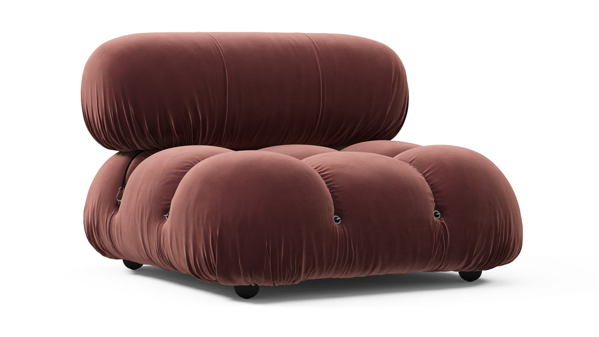 Bellini Module - Mario Bellini Module, Armless, Maroon Velvet