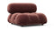 Bellini Module - Mario Bellini Module, Armless, Maroon Velvet