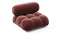 Bellini Module - Mario Bellini Module, Armless, Maroon Velvet