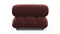 Bellini Module - Mario Bellini Module, Armless, Maroon Velvet