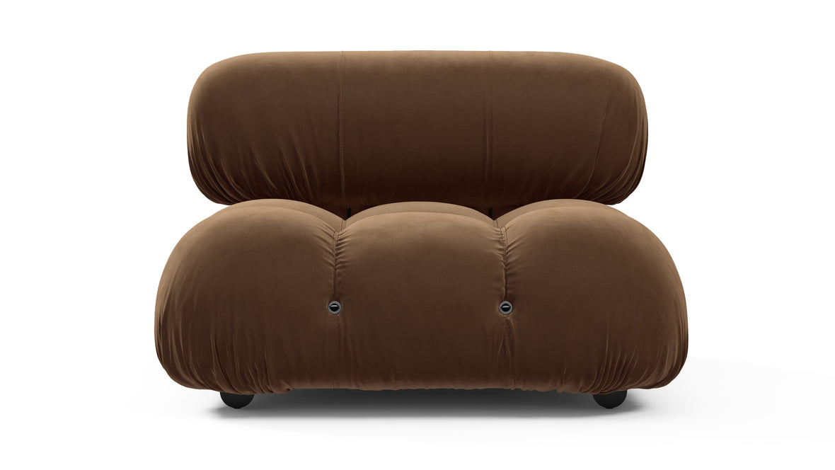 Bellini Module - Mario Bellini Module, Armless, Mocha Velvet