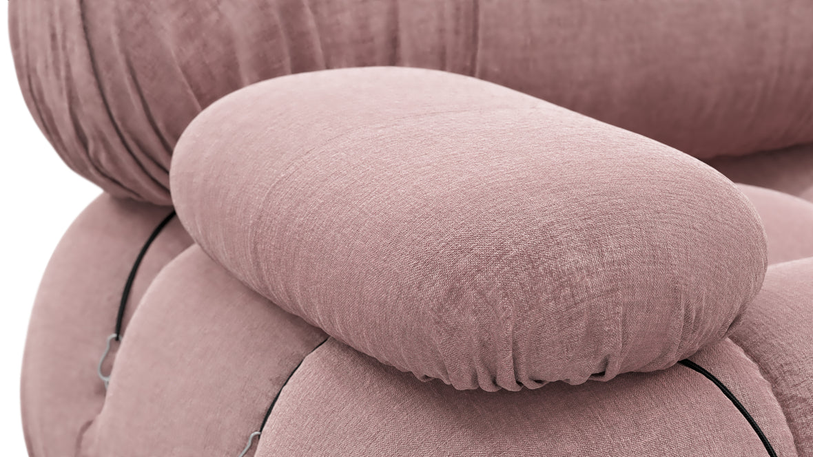 Bellini Module - Mario Bellini Module, Left Arm, Dusty Pink Chenille