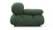 Bellini Module - Mario Bellini Module, Left Arm, Evergreen Brushed Weave