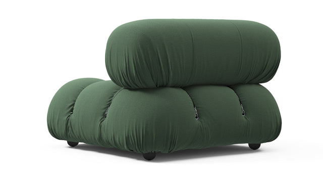 Bellini Module - Mario Bellini Module, Left Arm, Evergreen Brushed Weave