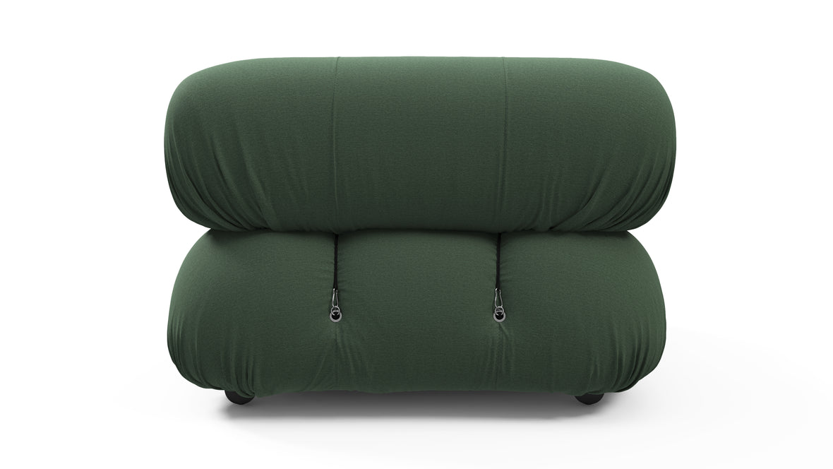 Bellini Module - Mario Bellini Module, Left Arm, Evergreen Brushed Weave