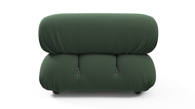 Bellini Module - Mario Bellini Module, Left Arm, Evergreen Brushed Weave