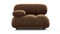 Bellini Module - Mario Bellini Module, Left Arm, Mocha Velvet