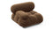 Bellini Module - Mario Bellini Module, Left Arm, Mocha Velvet