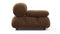 Bellini Module - Mario Bellini Module, Left Arm, Mocha Velvet