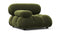 Bellini Module - Mario Bellini Module, Left Arm, Thyme Luxe Velvet