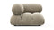 Bellini Module - Mario Bellini Module, Left Corner, Beige Gray Chenille