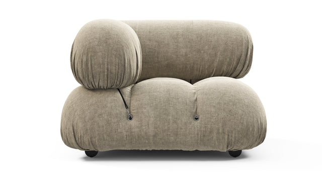 Bellini Module - Mario Bellini Module, Left Corner, Beige Gray Chenille