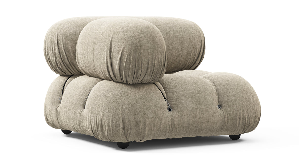 Bellini Module - Mario Bellini Module, Left Corner, Beige Gray Chenille