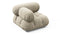Bellini Module - Mario Bellini Module, Left Corner, Beige Gray Chenille