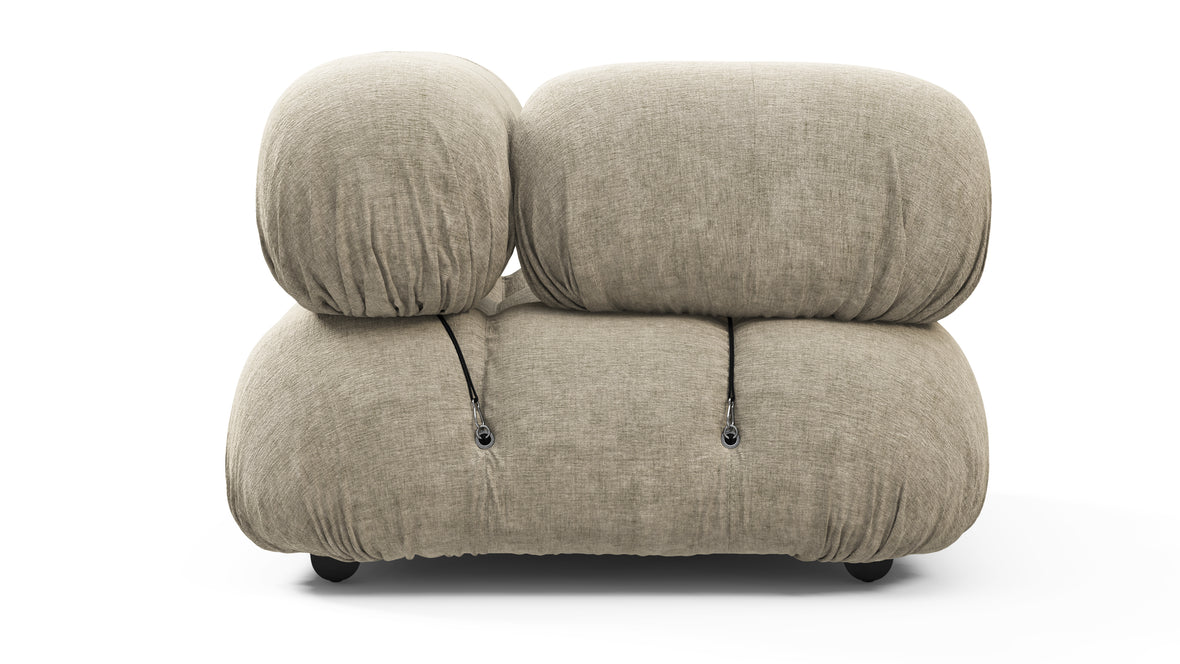 Bellini Module - Mario Bellini Module, Left Corner, Beige Gray Chenille