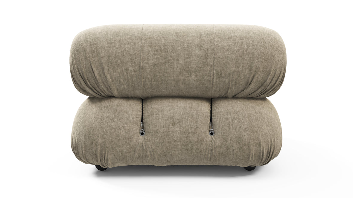 Bellini Module - Mario Bellini Module, Left Corner, Beige Gray Chenille