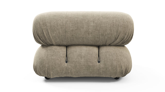 Bellini Module - Mario Bellini Module, Left Corner, Beige Gray Chenille
