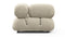 Bellini Module - Mario Bellini Module, Left Corner, Eggshell Vegan Suede