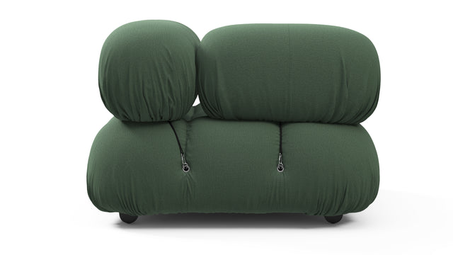 Bellini Module - Mario Bellini Module, Left Corner, Evergreen Brushed Weave
