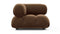 Bellini Module - Mario Bellini Module, Left Corner, Mocha Velvet