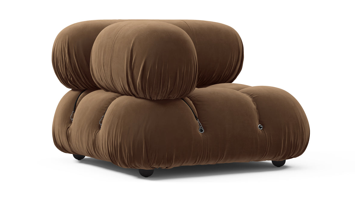 Bellini Module - Mario Bellini Module, Left Corner, Mocha Velvet
