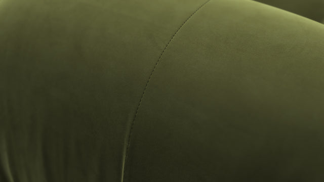 Bellini Module - Mario Bellini Module, Left Corner, Thyme Luxe Velvet
