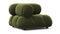 Bellini Module - Mario Bellini Module, Left Corner, Thyme Luxe Velvet