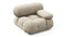 Bellini Module - Mario Bellini Module, Right Arm, Beige Gray Chenille