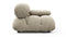 Bellini Module - Mario Bellini Module, Right Arm, Beige Gray Chenille