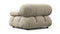 Bellini Module - Mario Bellini Module, Right Arm, Beige Gray Chenille