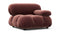 Bellini Module - Mario Bellini Module, Right Arm, Maroon Velvet