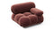 Bellini Module - Mario Bellini Module, Right Arm, Maroon Velvet