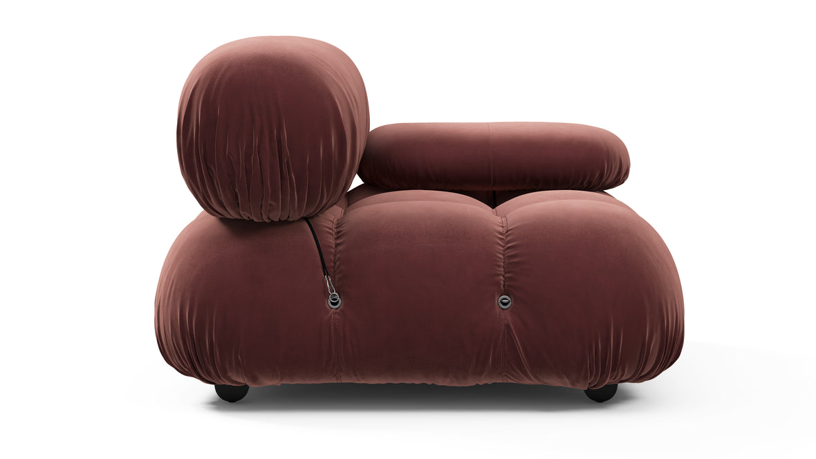 Bellini Module - Mario Bellini Module, Right Arm, Maroon Velvet