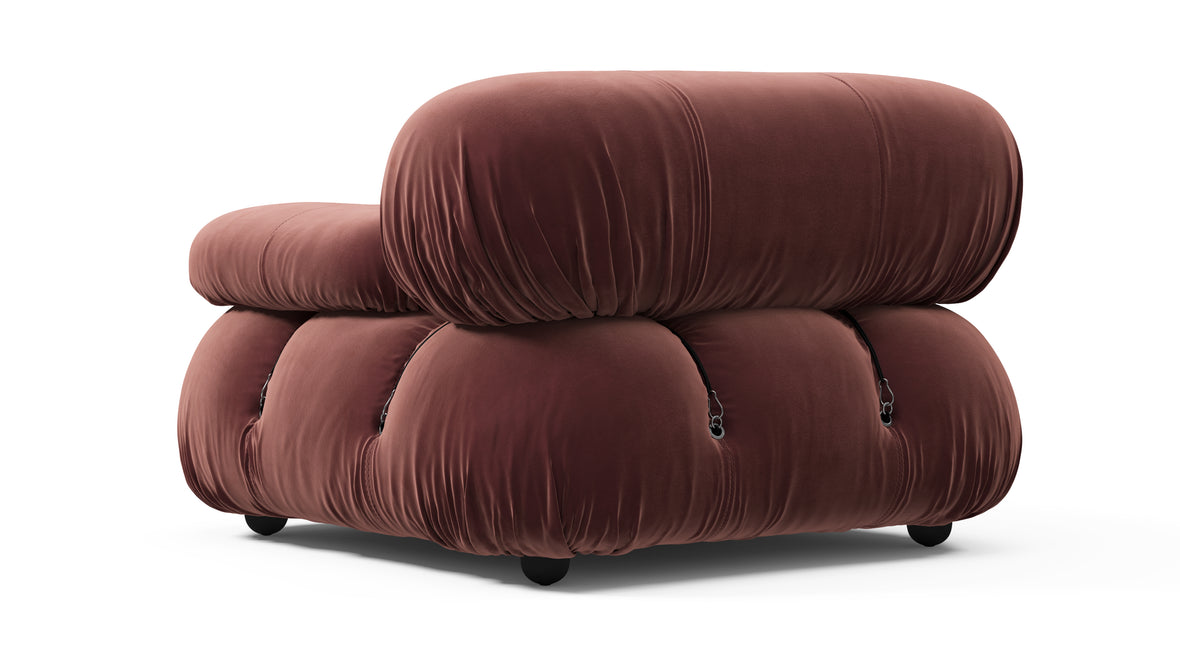 Bellini Module - Mario Bellini Module, Right Arm, Maroon Velvet