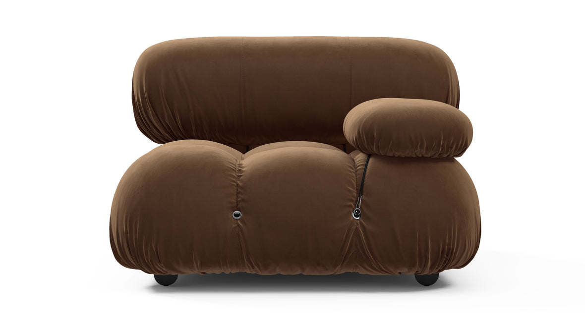 Bellini Module - Mario Bellini Module, Right Arm, Mocha Velvet