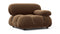 Bellini Module - Mario Bellini Module, Right Arm, Mocha Velvet
