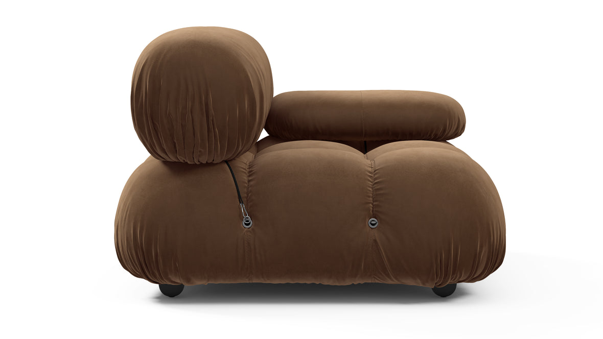 Bellini Module - Mario Bellini Module, Right Arm, Mocha Velvet