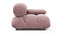 Bellini Module - Mario Bellini Module, Right Arm, Dusty Pink Chenille
