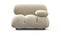 Bellini Module - Mario Bellini Module, Right Arm, Eggshell Vegan Suede